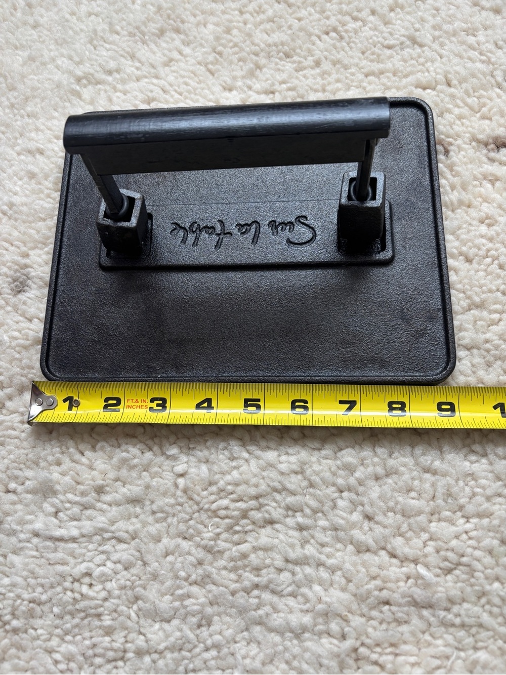 Sur La Table XL Cast Iron Griddle Press
